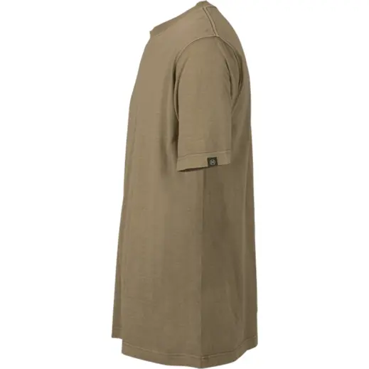 Heritage Washed T-shirt Khaki Side